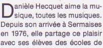 le Courrier du loiret, article sur Danile Hecquet