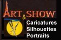 Artiste caricaturiste, artiste portraitiste, artiste silhouettiste