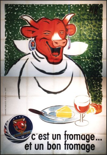 Affiche ancienne, La Vache Qui Rit